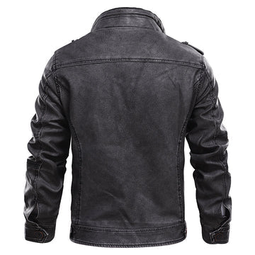 Leon | Klassische Herrenlederjacke