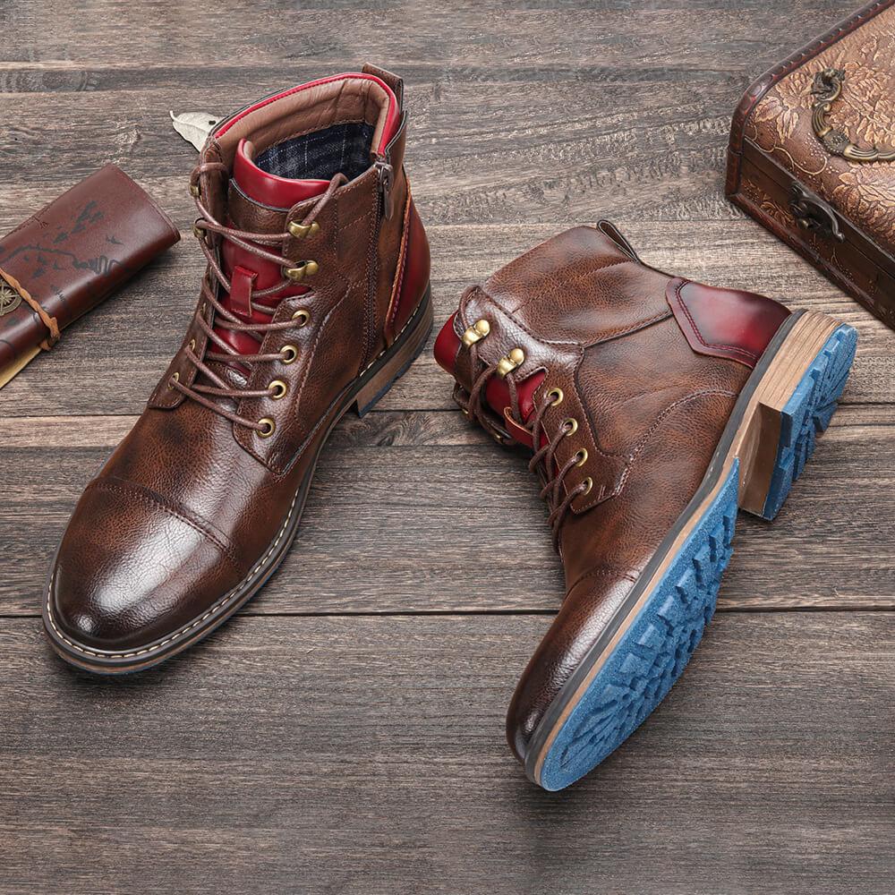 Cris™ | Premium Handgefertigte Leder-Oxford-Stiefel für Herren