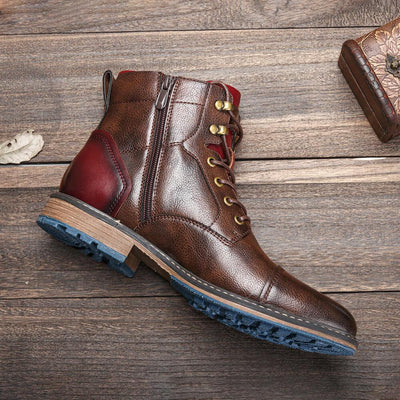 Cris™ | Premium Handgefertigte Leder Oxford Stiefel für Herren