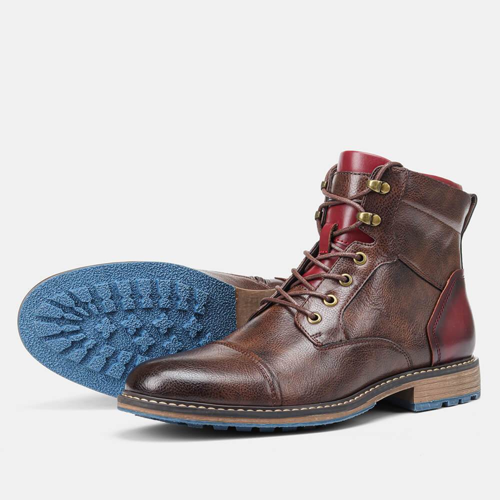Cris™ | Premium Handgefertigte Leder Oxford Stiefel für Herren