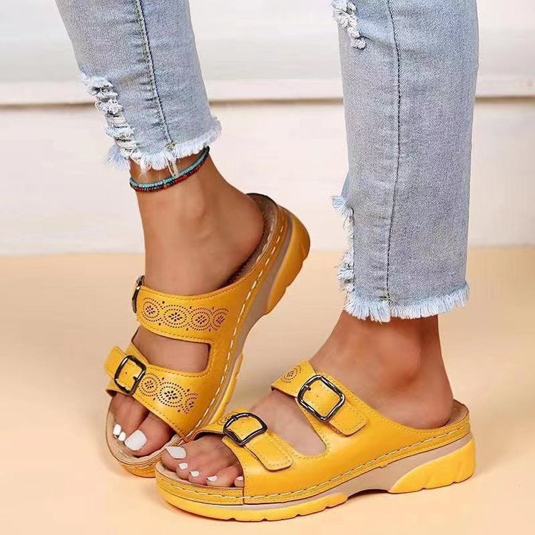 Viola™ orthopädische Sandalen mit Keilabsatz