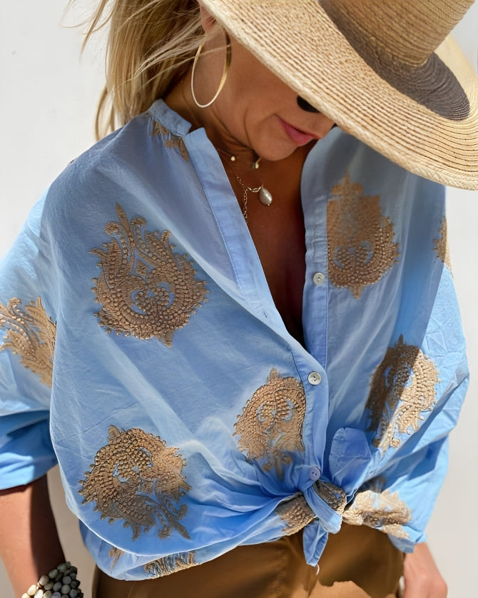 SIMONE – Schicke Bluse im Ibiza-Stil