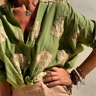 SIMONE – Schicke Bluse im Ibiza-Stil