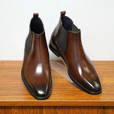 Blake™ | Elegante Chelsea-Stiefel aus feinem Leder