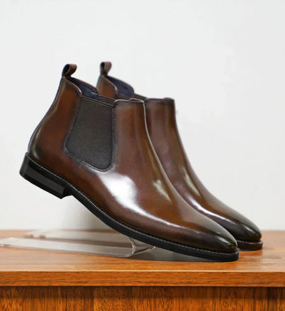 Blake™ | Elegante Chelsea-Stiefel aus feinem Leder