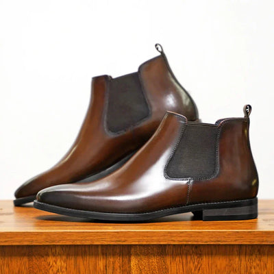 Blake™ | Elegante Chelsea-Stiefel aus feinem Leder
