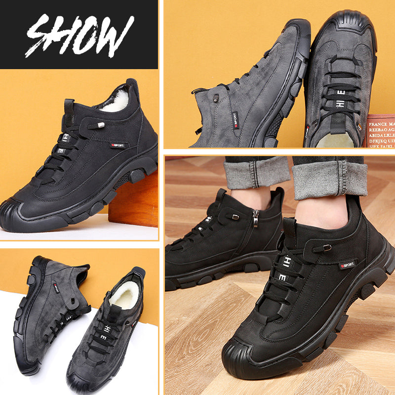David™ – Sneakers für Herren mit Futter aus Kunstfell für den Winter