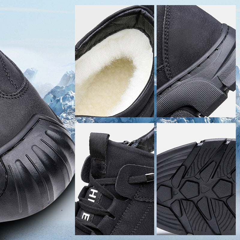 David™ – Sneakers für Herren mit Futter aus Kunstfell für den Winter