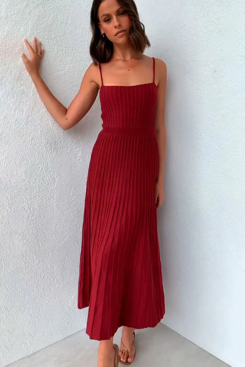 Marina - Langes farbiges Kleid