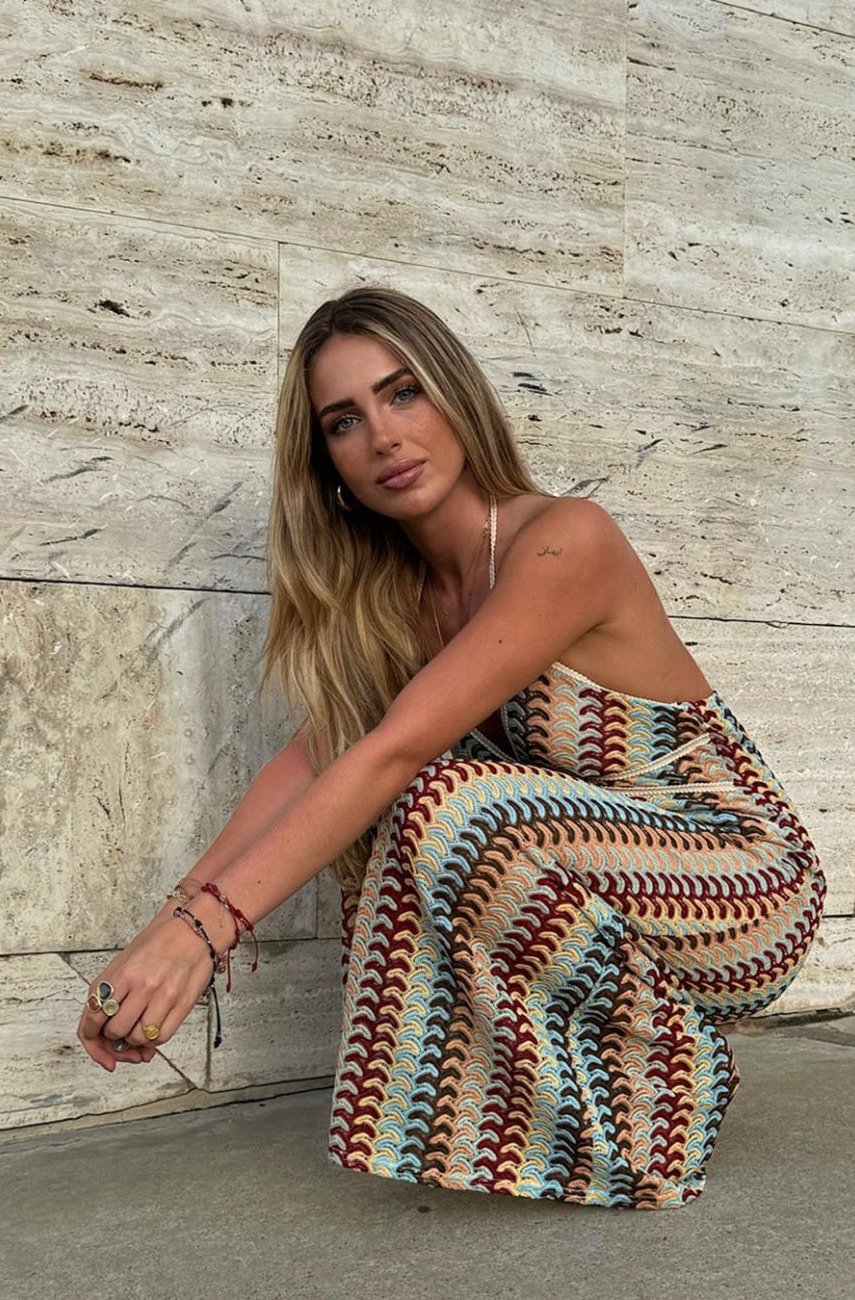 Cancún - Langes Häkelkleid