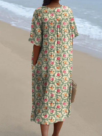 Femke | Vintage Blumenkleid - Limitierte Auflage