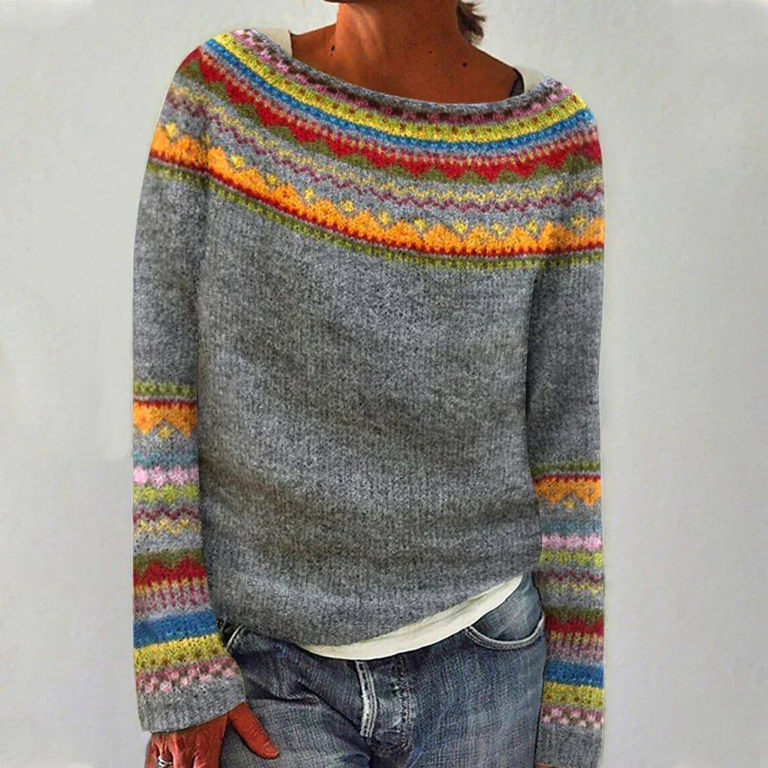 Silvia ♡ Retro-Pullover für den Herbst